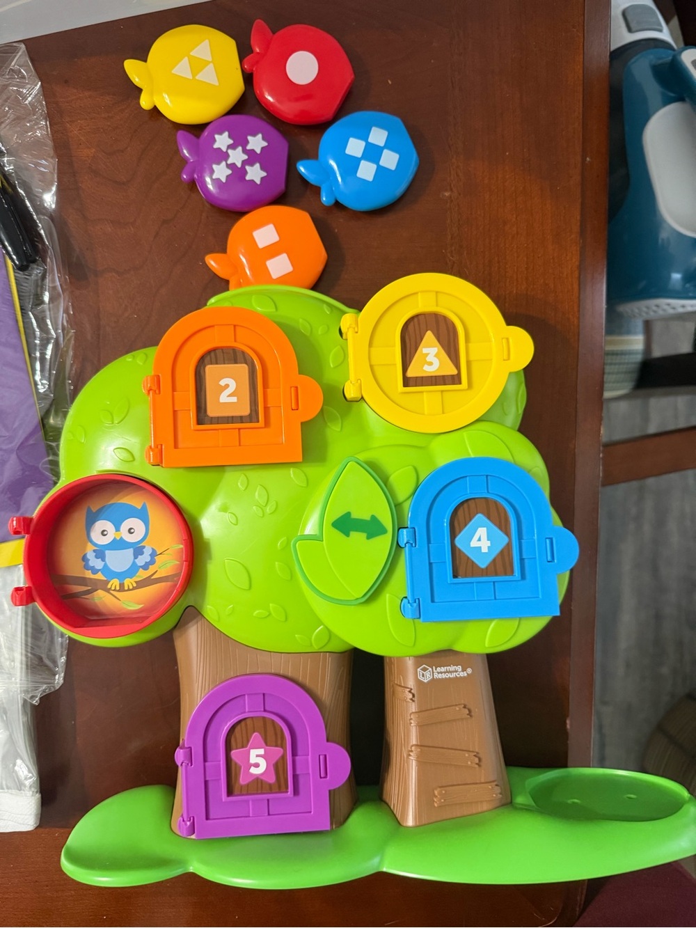 Learning Resources Colorful Number Tree Toy - Green/Multicolor